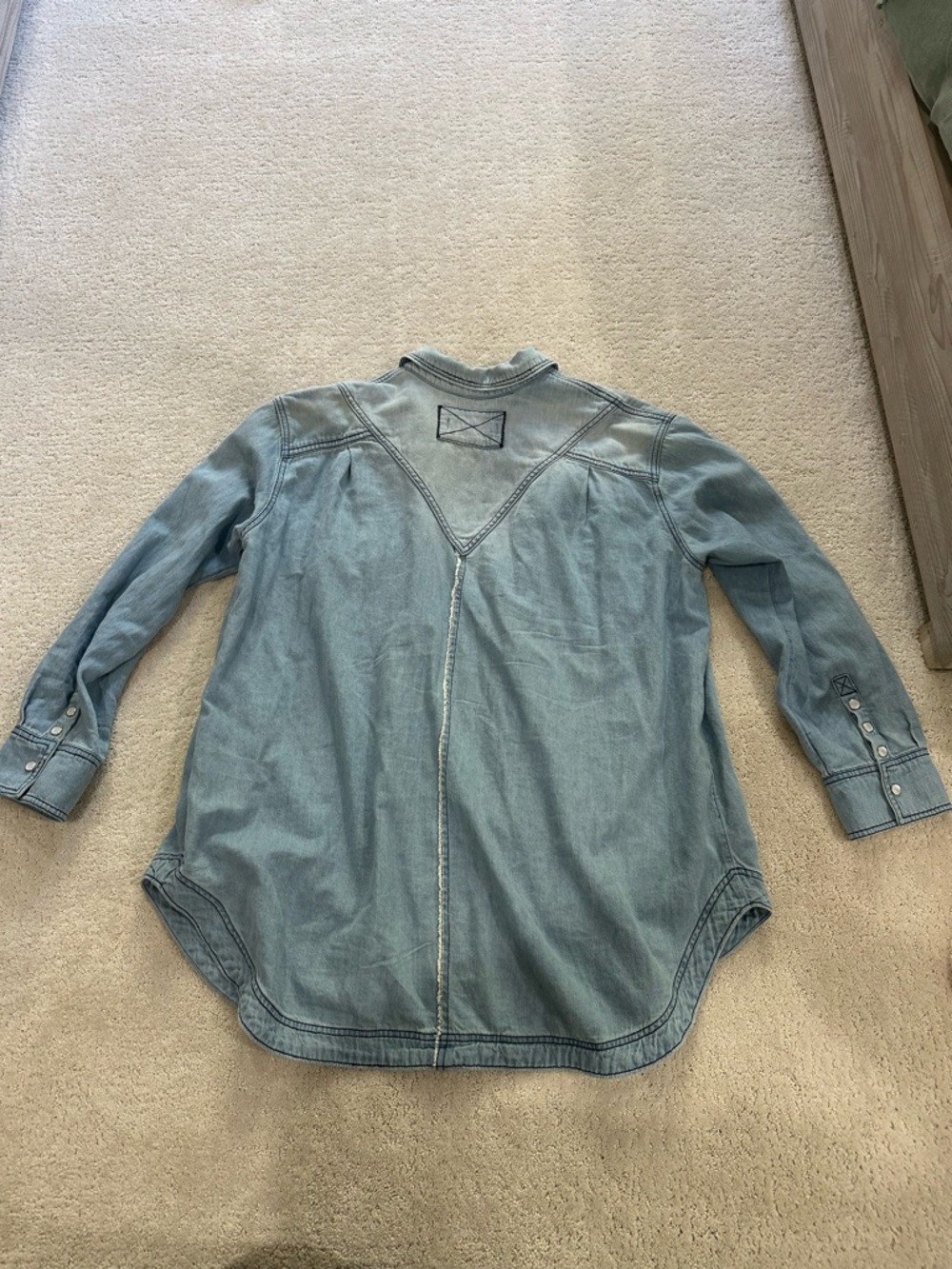 Free People We The Free Westward Bound Shirt L - Picture 8 of 11